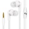 Power Up! Earbuds Flat Cord w/mic-Wht 192-531314 - alternate 2